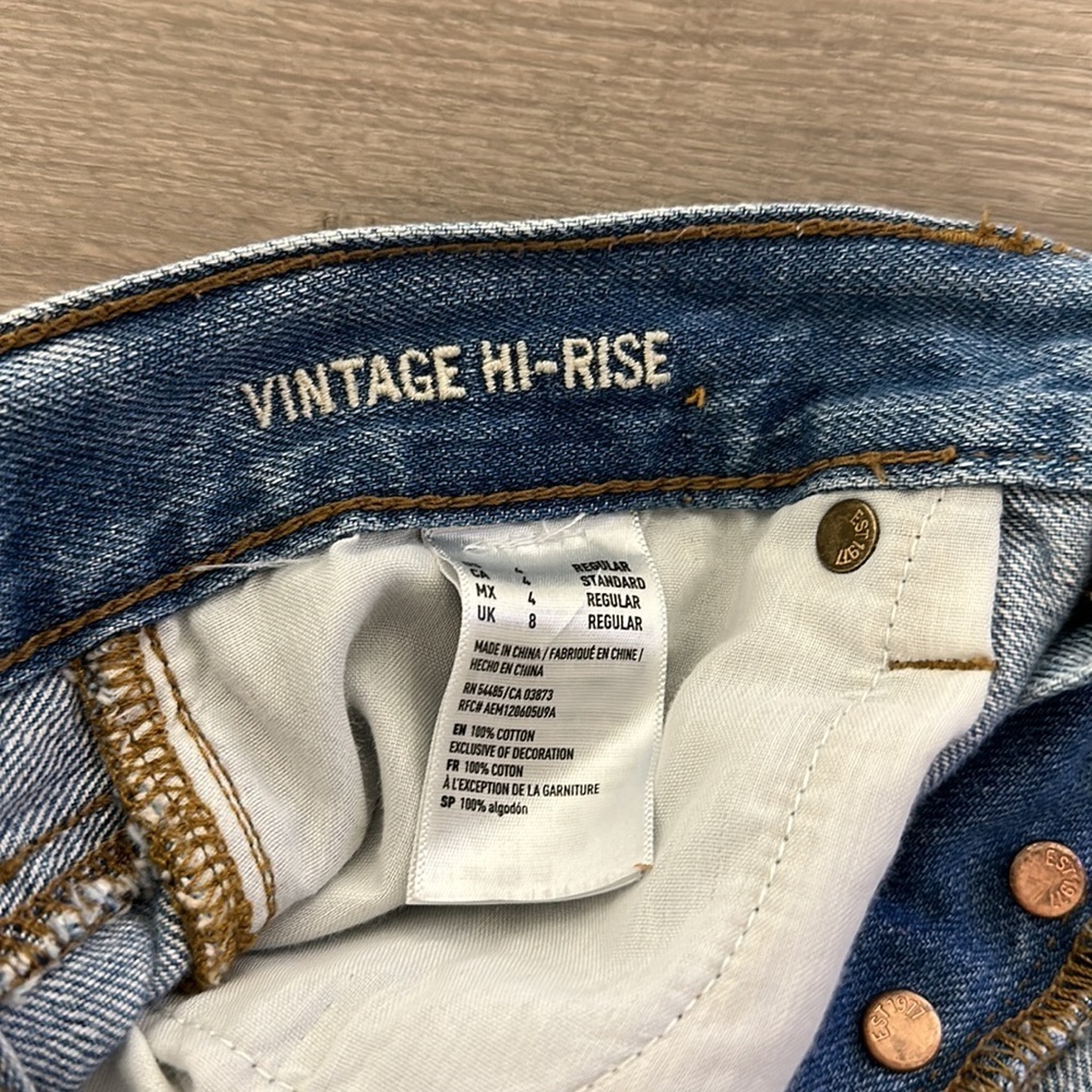 High Rise Color Block Jeans - Picture 13 of 14